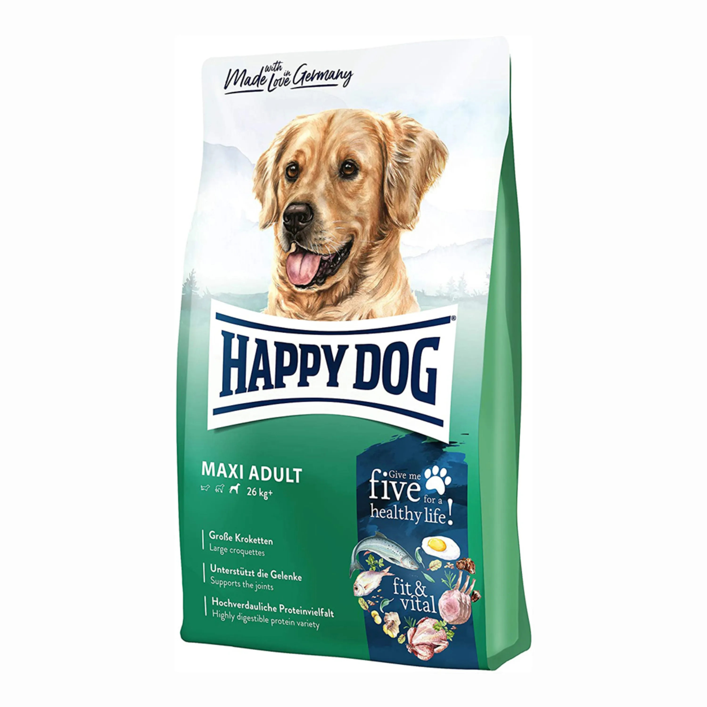 غذای خشک سگ هپی داگ maxi adult غذای خشک سگ هپی داگ maxi adult